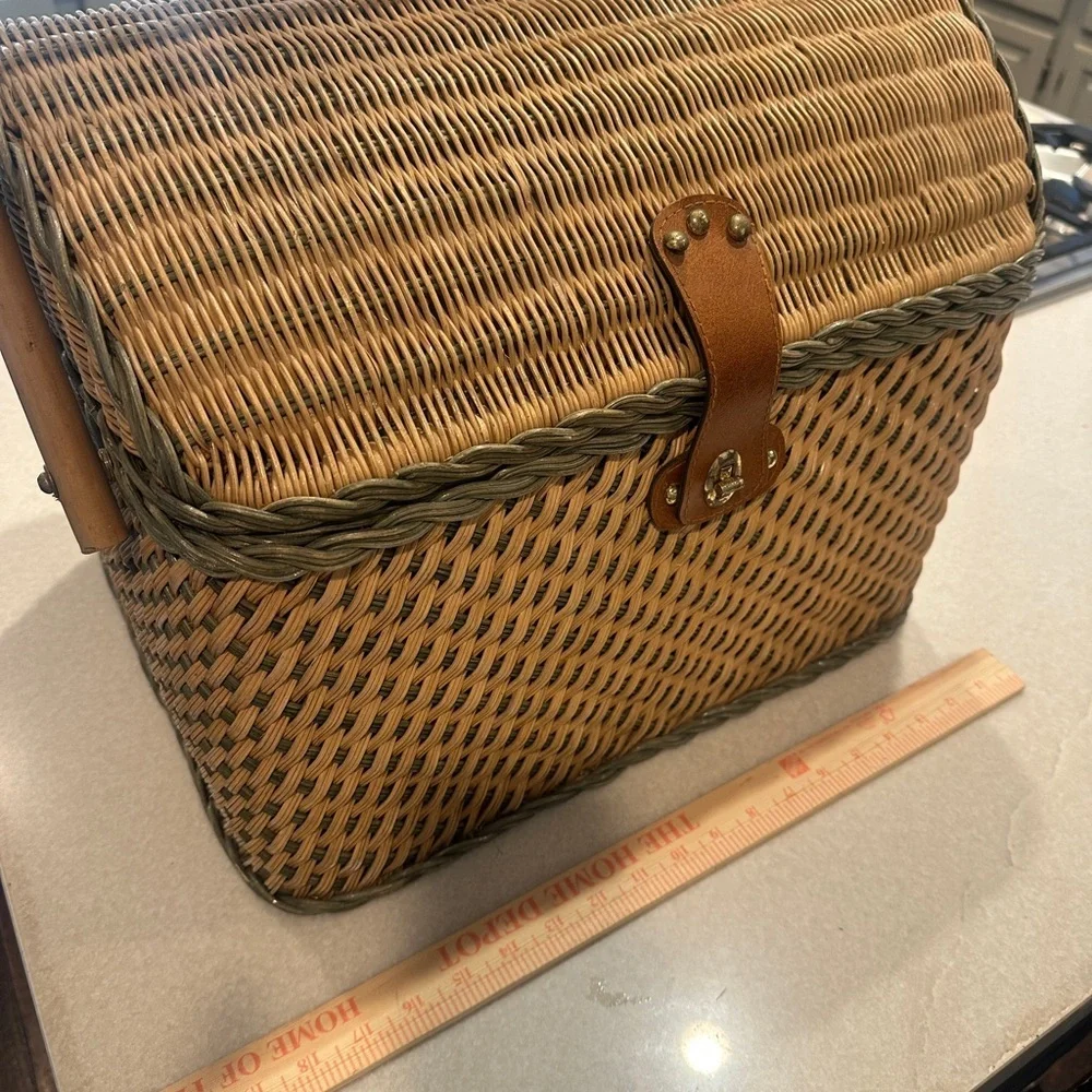 Vintage stylish wicker